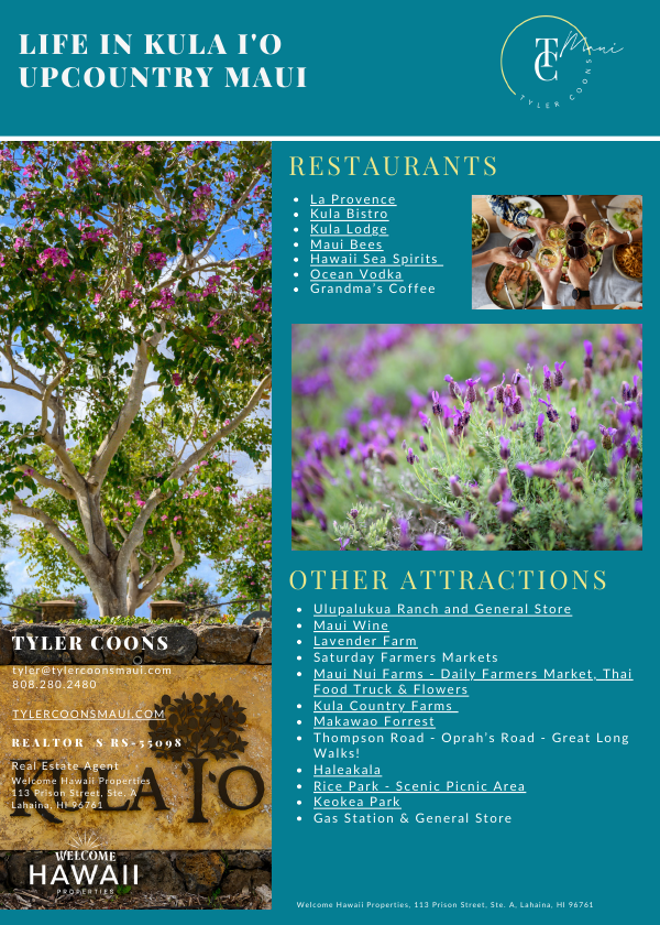 Kula lifestyle guide page one